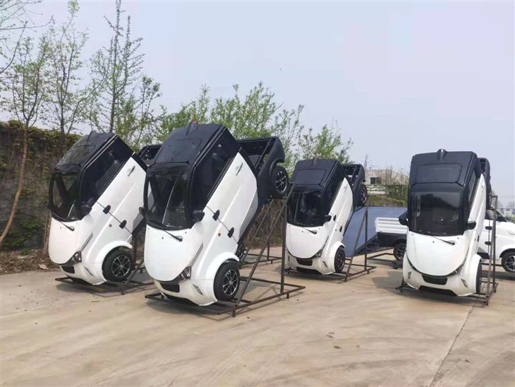 EEC Certificate Mini Enclosed Cabin Electric Motorbike Pickup