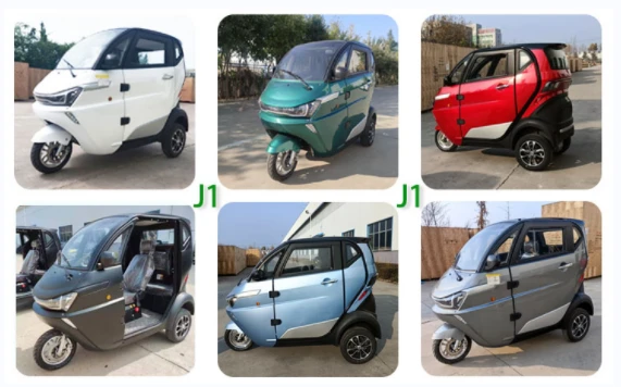 ヨーロッパで販売されている電動ミニスクーター家庭用シート付き電動トライク車